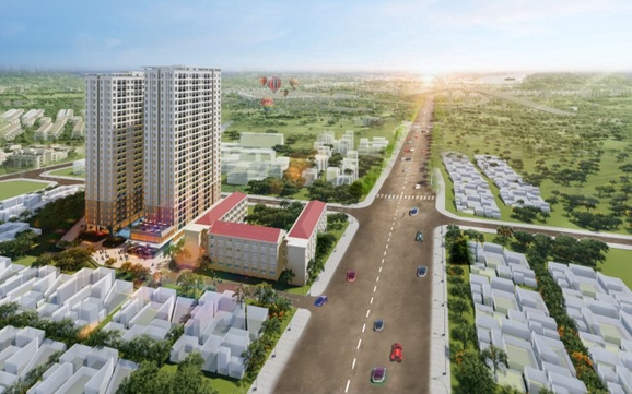 Căn hộ 53,07 m2 có nội thất 5,5 triệu